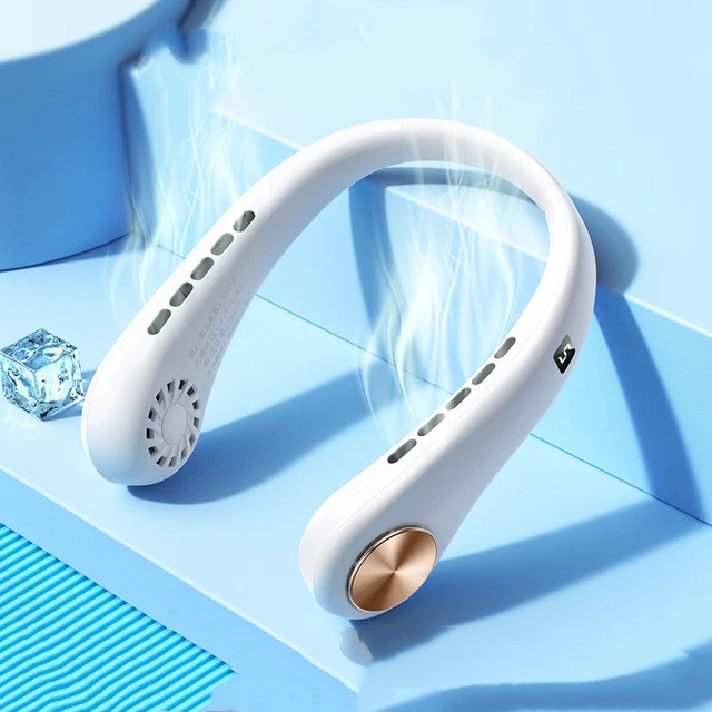 New Mini Neck Fan Portable Bladeless Hanging Neck Rechargeable Air Cooler Mini S