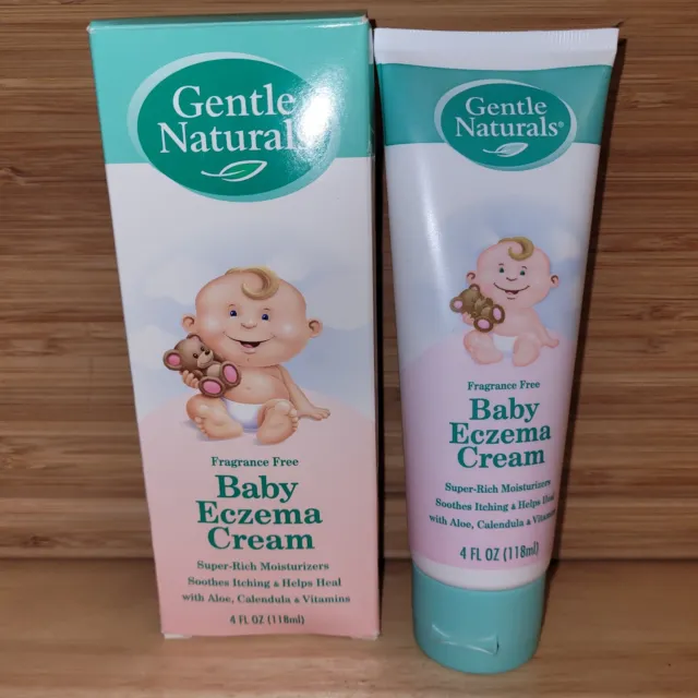 Gentle Naturals~ Baby Eczema Cream 4 Oz Tube Fragrance Free - NIB
