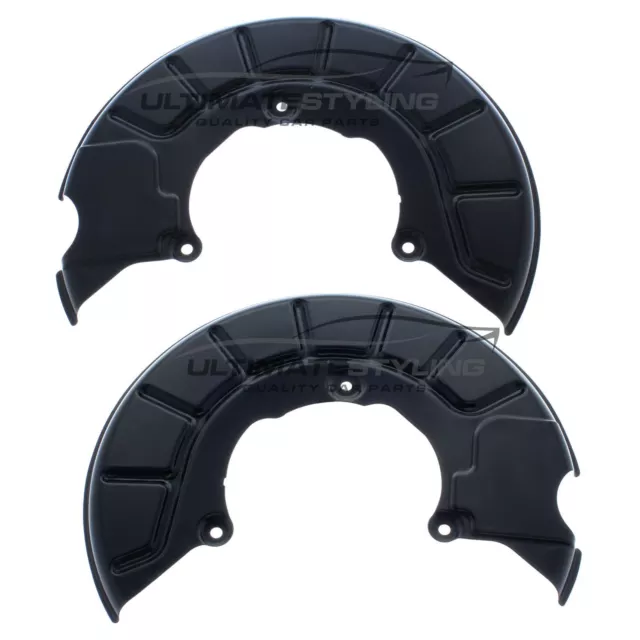 Brake Disc Dust Shields Covers Plates VW Golf Mk5 Hatchback 2003-2009 Front Pair