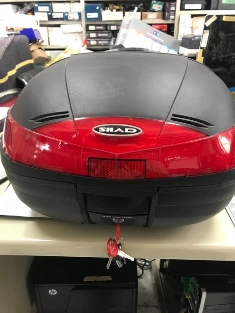 Top Case Moto Scooter Kappa K29 29L Noir Catadioptre Fumé - Top Case et