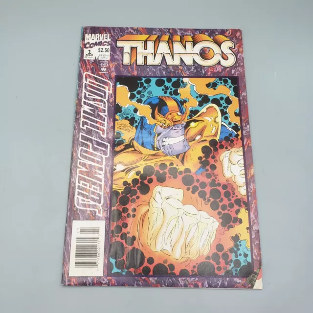 Cosmic Powers Vol 1 #1 March 1994 Thanos Illustrated Newsstand Marvel Comic Book