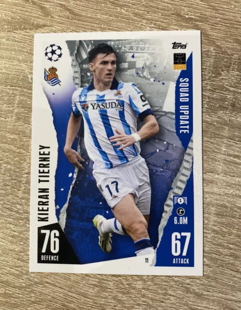 Topps Match Attax - 23/24 - Kieran Tierney - Squad Update