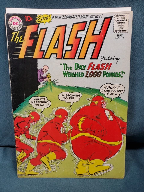 The Flash #115 DC 2nd elongated Man 1960 4.5
