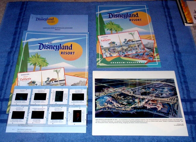 1997 Disneyland Resort / California Adventure 2001 Expansion Press Kit W/ Photos