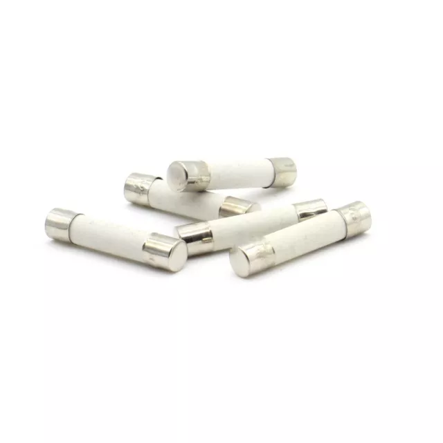 5x Fusibles céramique 6x30mm Rapide - 30A - F30A - 250v - 81fus138