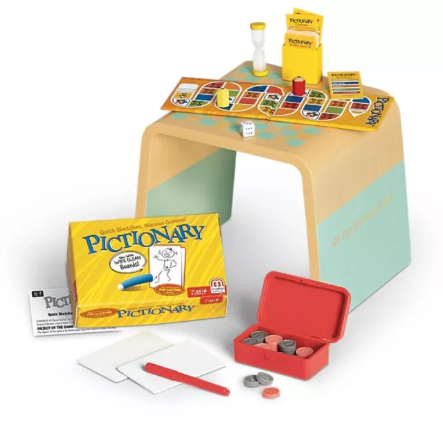 American Girl Truly Me GAME NIGHT SET for Dolls Pictionary Retired Game NEW