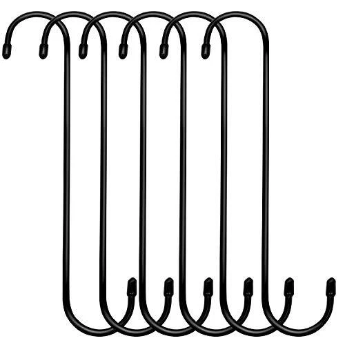 Plant Hooks For Hanging 6 Pack 10 Inch Large S Hooks Heavy Duty Long For Hangers
