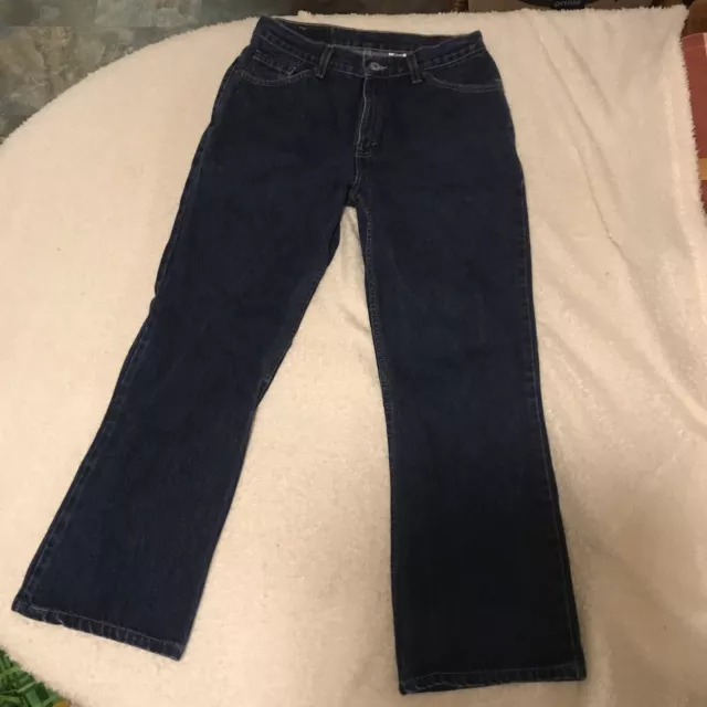 Vintage Levis 517 Jeans Womens 11 Jr S Slim Fit Boot Cut Denim Made USA
