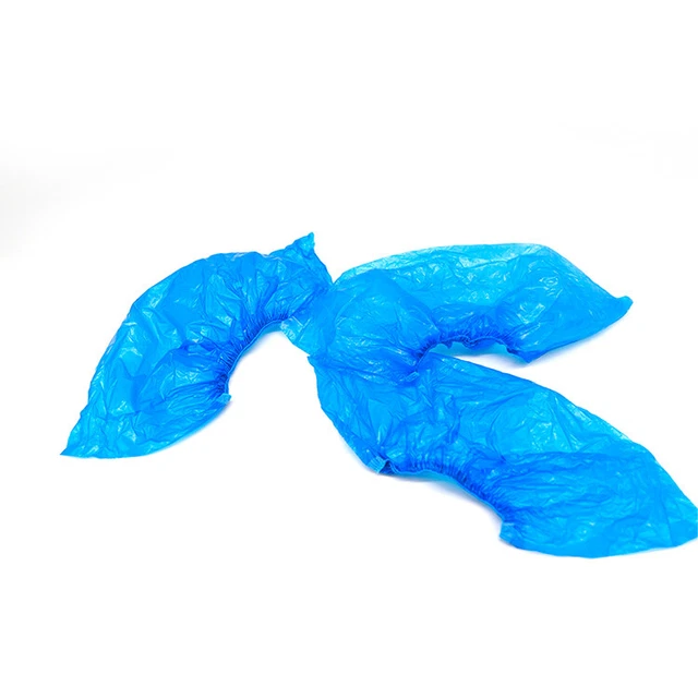 Blue PE Shoe Cover