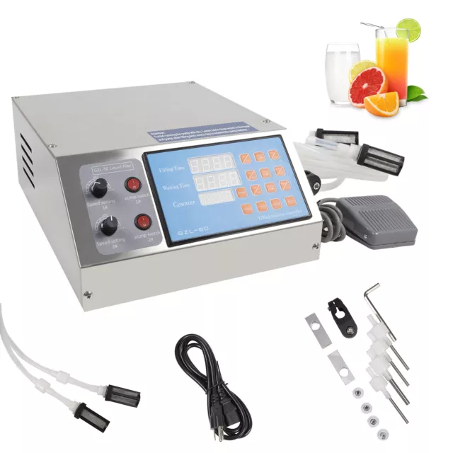 4L/Min Liquid Automatic Filling Machine 2-Head Diaphragm Pump Filling Machine