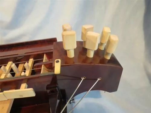 Hand Made 6 strings 24 keys Hurdy Gurdy,Maple wood #2 7