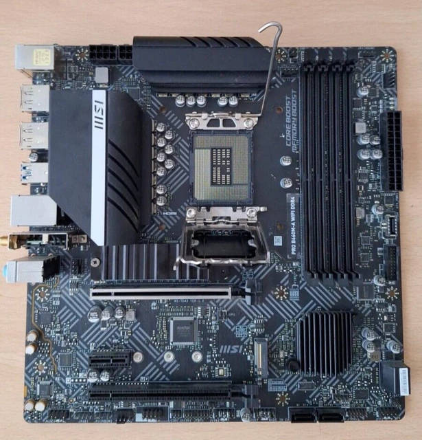 MSI PRO B660M-A WIFI DDR4 LGA 1700 MicroATX Intel Motherboard £84.99 ...