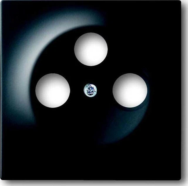 Busch-Jaeger disco centrale sw mt 1743-03-775 IP20 copertura plastica nera