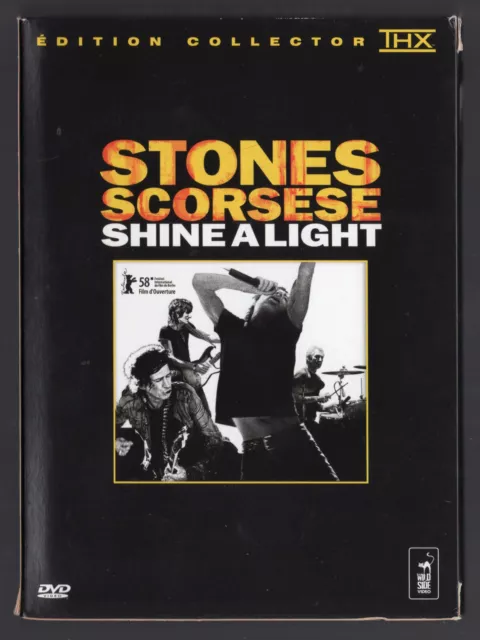3 DVD ★ The Rolling Stones - Stones Scorsese Shine A Light ★ Coffret Collector