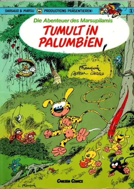 DIE ABENTEUER DES MARSUPILAMIS...Tumult in Palumbien   von 1989   2. Auflage