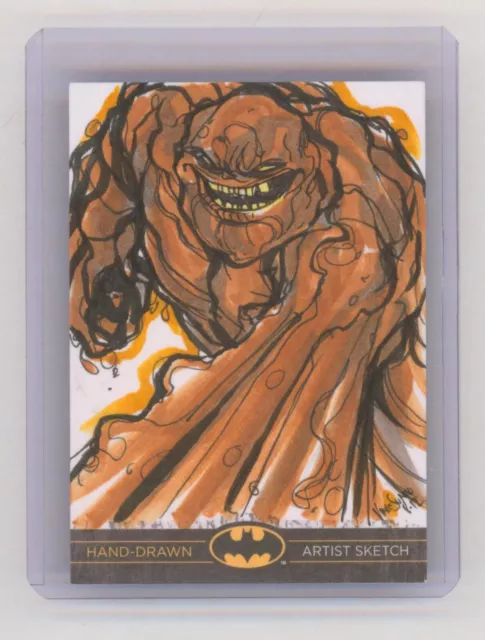 Batman the Legend 2012 Cryptozoic DC sketch card Mudpack