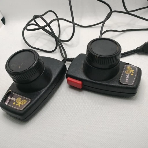 GENUINE OEM OFFICIAL Atari 2600 Dual Paddle Controllers Pong/Tennis 12