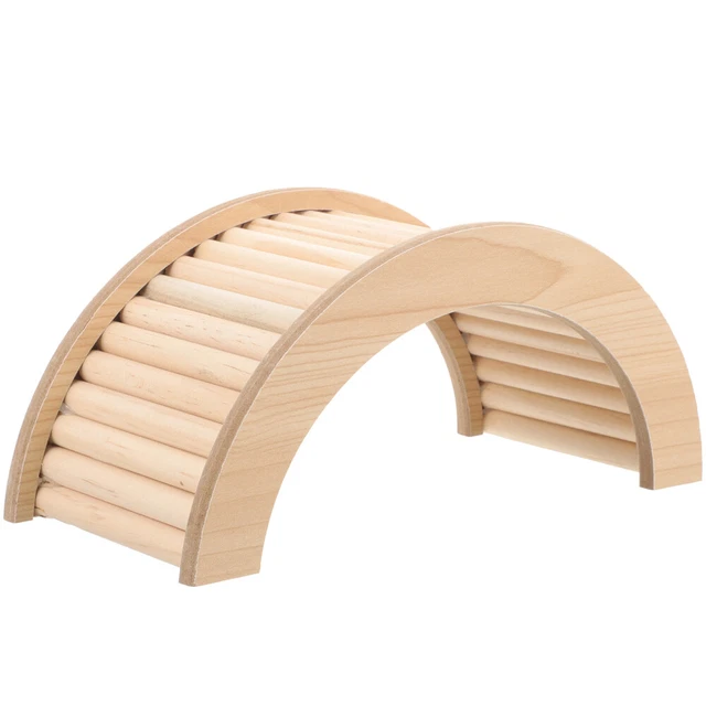 Wooden Rabbit Ramp WOODEN RABBIT RAMP Guinea Ladder Chicken Coop Climbing Toys-IO £9.79 ...