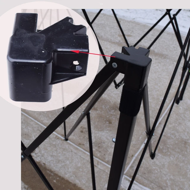 Ozark Trail First Up EZ-UP 10' X 10' Canopy Gazebo Pole Cap Leg Connector Part