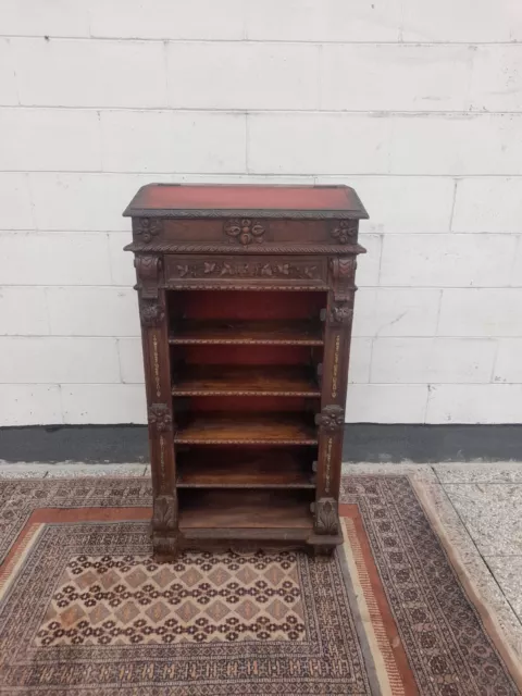 Mobiletto | Comodino | Libreria | Scrittoio Napoleone Iii, Rovere, 1880 Ca