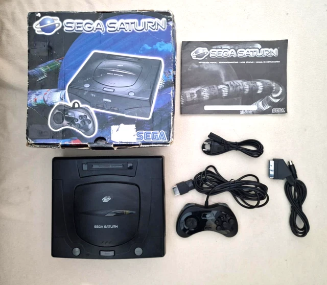 Sega saturn boite dans consoles de jeux vidéo