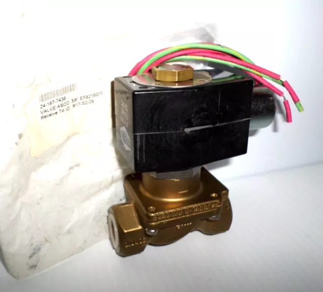 ⭐NEW⭐NORGREN HERION 24-187-7436 3/8" 2-Way EXPLOSION PROOF SOLENOID VALVE 120Vac