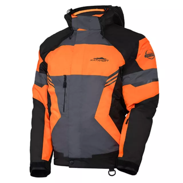 Katahdin Gear Dagger Jacket Men's, Black/Grey/Orange - 2XL 84300506