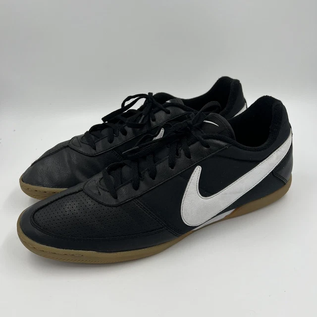 NIKE MEN’S DAVINHO (IC) Soccer Shoe Black/White 12