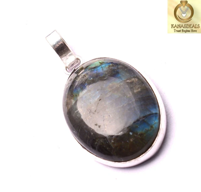 Labradorite Plated Pendant Incredible Jewellery 21 GM Value-Priced @1.99-69902