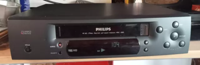MAGNETOSCOPE VHS PHILIPS VR910 TURBO DRIVE A REVISER
