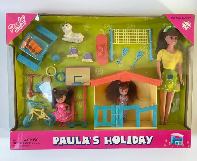 Paula's Holiday Vintage Doll Playset (Paula Collection) - BRAND NEW