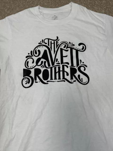 The Avett Brothers Double Side Concert Tour T Shirt White Mens Sz M Music Folk 2