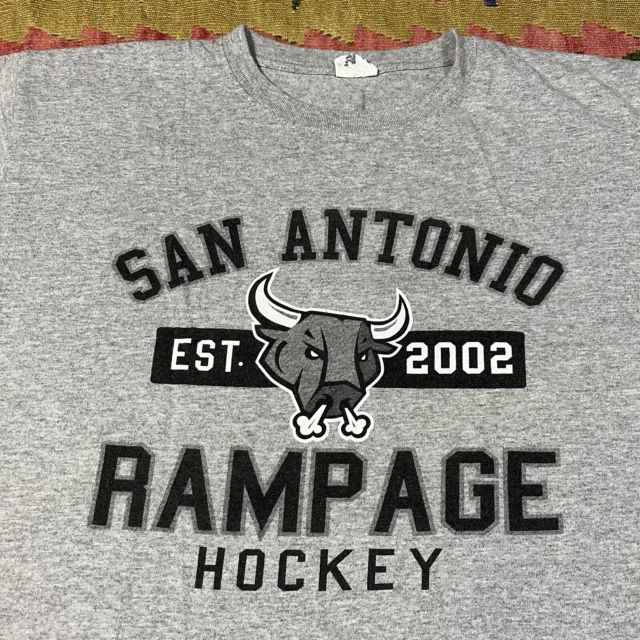 SAN ANTONIO RAMPAGE AHL SP Authentic On Ice Game Issued Blue Hockey Jersey  $229.99 - PicClick