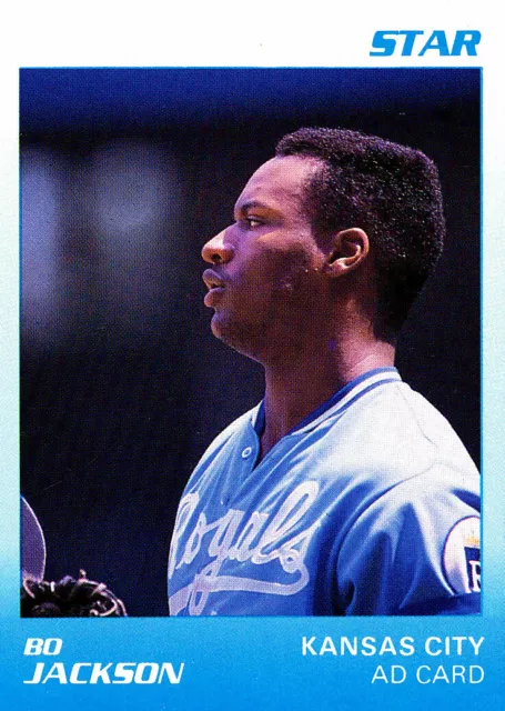 1987 STAR-PROMO Bo Jackson RC ROYALS Auburn TIGERS