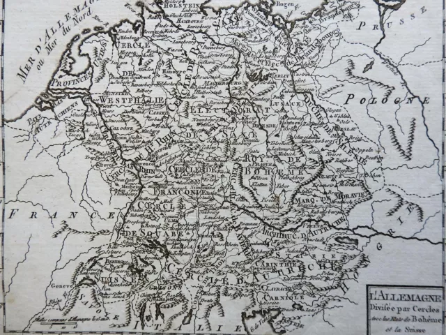 Holy Roman Empire Germany Austria Bohemia Prussia Netherlands Bavaria 1795 map