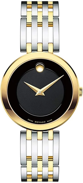 Women's Swiss Movado Esperanza Two-Tone PVD S/Steel Bracelet Watch 28mm 0607053