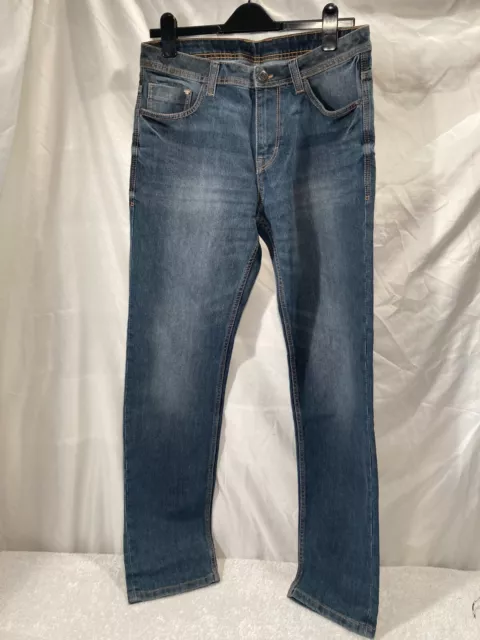 Jeans slim elasticizzati da uomo blu Tom Tailor taglia 32 L 34 ricambio £42