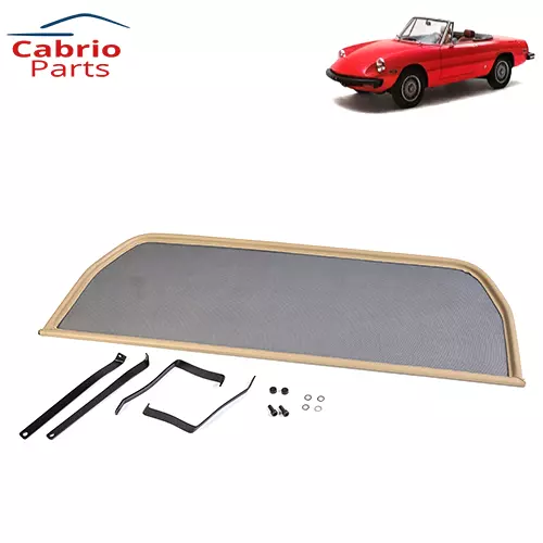 Cabrioparts beige filet anti remous Alfa Romeo Spider 105 115 | 1964 - 1994 |