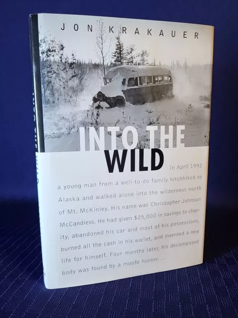 Into The Wild by Jon Krakauer Hardcover 1st Edition With Dust Jacket