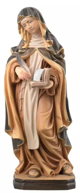 New Hand Carved Wooden Christian Nun Patron Saint Verena Statue Figure Sculpture