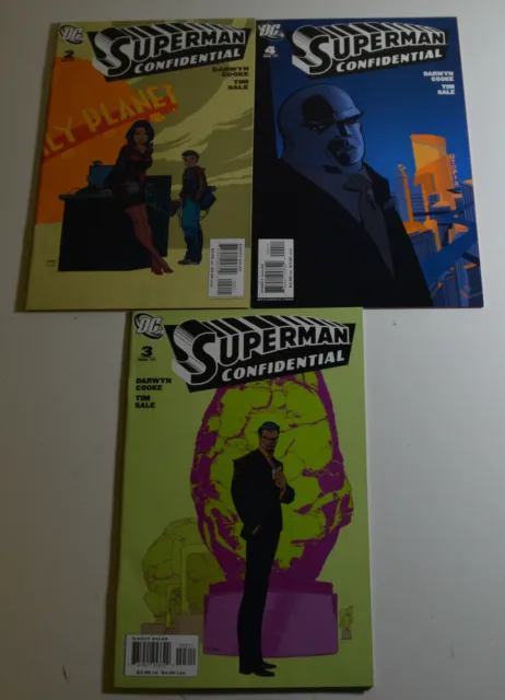 Superman Confidential Lot of 3 #2,3,4 DC Comics (2007) NM- 1st Print Comic Books