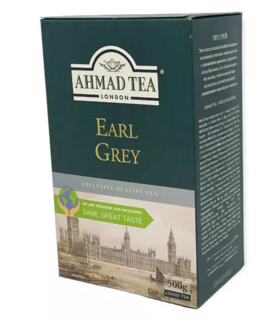 Ahmad Tea, Earl Grey Tea, Loose Leaf, New Packaging -500g