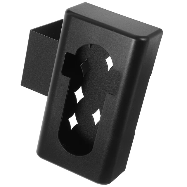 Anillo de soporte de timbre timbre inalámbrico montaje de timbre plástico negro