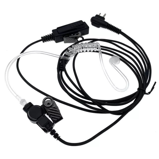 2-Wire Security Surveillance Kit Headset Earpiece Motorola Radio DTR-650 DTR-410