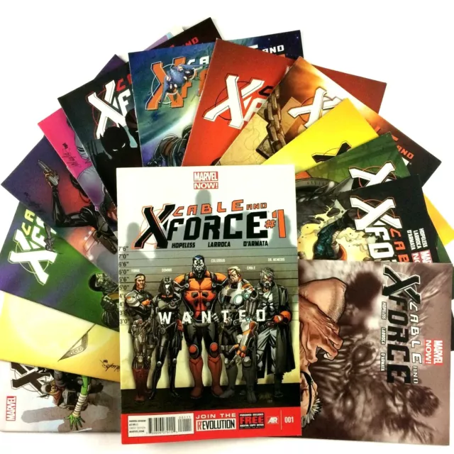 Cable and X-Force 14 Comic Lot Run 1 2 3 4 5 6 7 8 9 10 11 12 13 14 Marvel