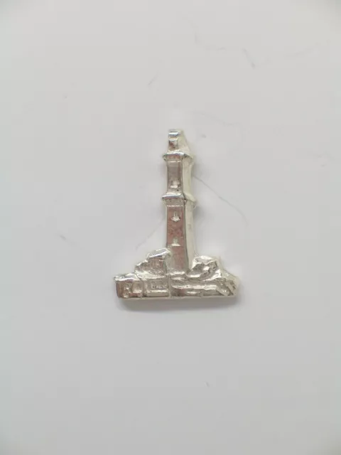 Broche De Veste Avec la Lanterne De Genova en Argent 925 - Pins Phare