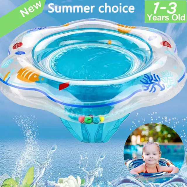 Baby Swimming Ring Inflatable Float Seat Toddler Kid Water Pool Swim Aid Toys AU 2