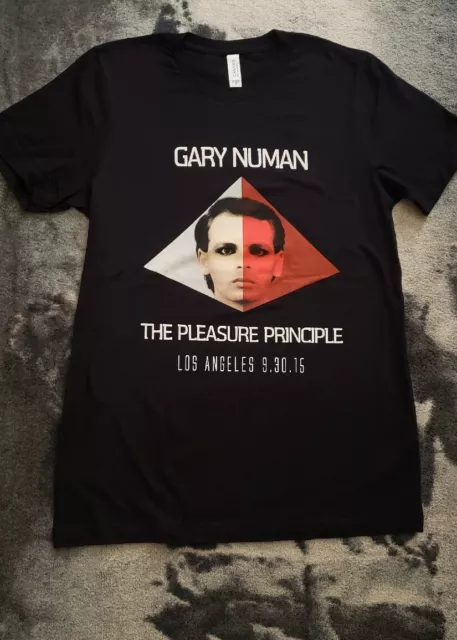 GARY NUMAN 2010 T-Shirt Men's Sz M Concert Tour The Pleasure Principle NEW