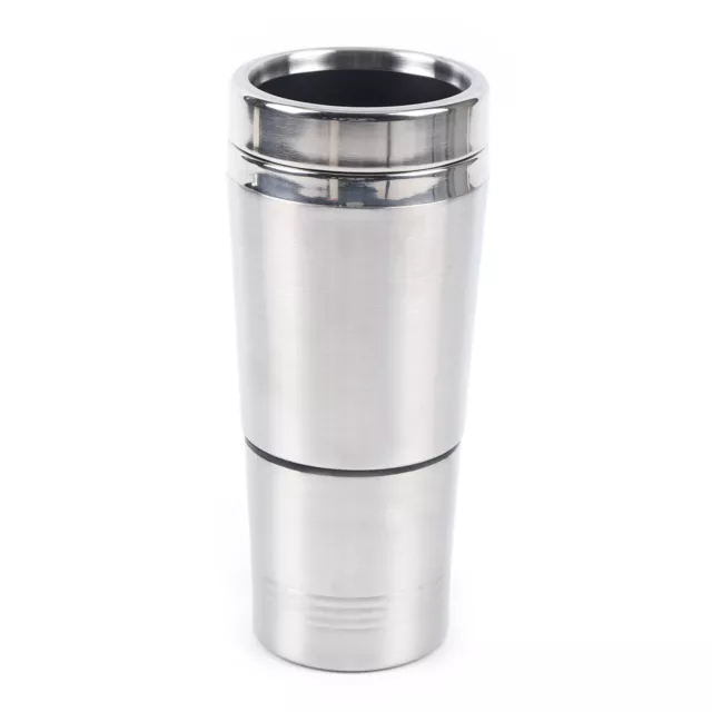 12V Car Heating Cup Coffee Maker Travel Portable Pot Heated Thermos Mug Kettle 5