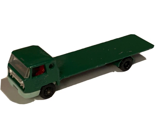 CAMION MAJORETTE RAIL route - Bernard plateau scrapper. Très Bel Etat